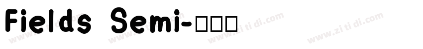 Fields Semi字体转换